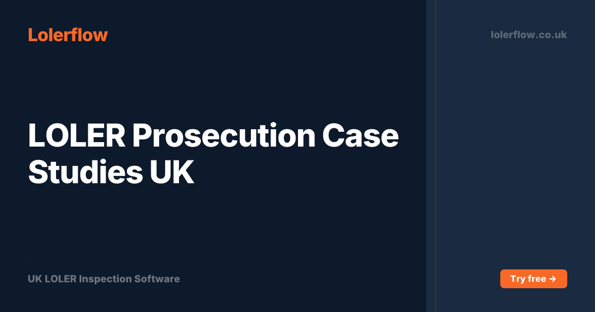 LOLER Prosecution Case Studies UK | Lolerflow