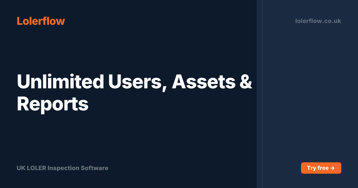 Unlimited Users, Assets & Reports | Lolerflow